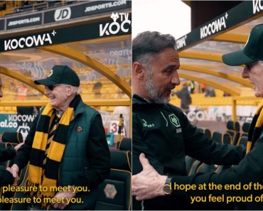 Vítor Pereira Conheceu Emblemático Adepto Dos Wolves De 100 Anos Vítor Pereira Conheceu Emblemático Adepto Dos Wolves De 100 Anos