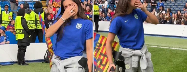 Kika Nazareth Não Segurou As Lágrimas Ao Ouvir Adeptos Do Barcelona Cantarem o Seu Nome Kika Nazareth Não Segurou As Lágrimas Ao Ouvir Adeptos Do Barcelona Cantarem o Seu Nome