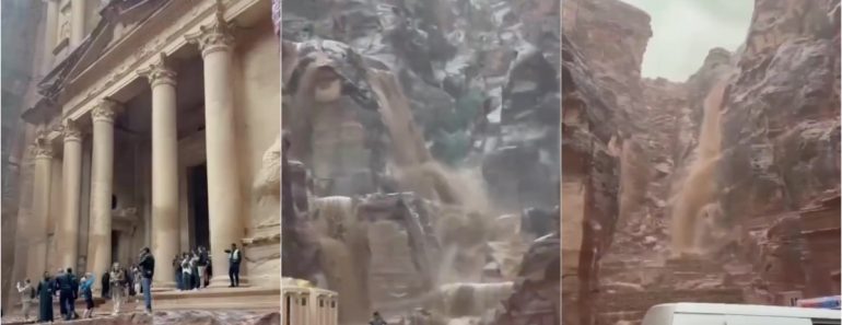 Mais De 1800 Turistas Evacuados Da Histórica Cidade De Petra Devido a Inundações Mais De 1800 Turistas Evacuados Da Histórica Cidade De Petra Devido a Inundações