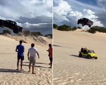 Ranger Raptor “Voa” Em Praia Brasileira. Condutor Desmaiou Com o Impacto Ranger Raptor “Voa” Em Praia Brasileira. Condutor Desmaiou Com o Impacto