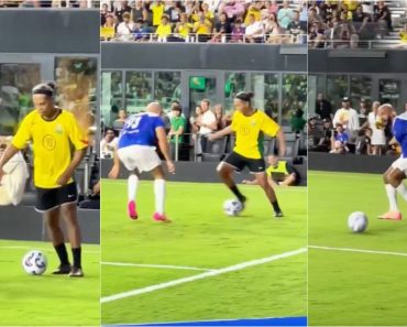 Ronaldinho Gaúcho Faz Gato Sapato Do Segurança Pessoal De Messi Em Jogo Amigável… Deixou-o Sem Rumo Ronaldinho Gaúcho Faz Gato Sapato Do Segurança Pessoal De Messi Em Jogo Amigável… Deixou-o Sem Rumo