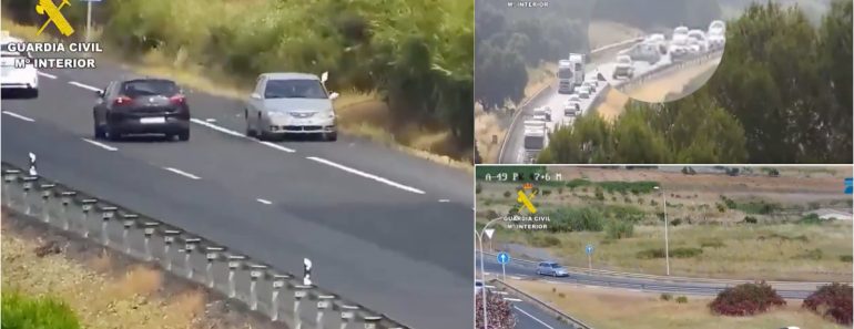 Vídeo Capta Condutor a Inverter Marcha e a Conduzir Em Contramão Durante 8 Km Em Huelva Vídeo Capta Condutor a Inverter Marcha e a Conduzir Em Contramão Durante 8 Km Em Huelva