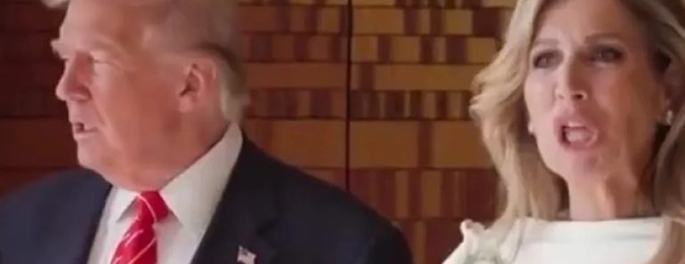 Terá a Rainha Máxima Feito Troça De Trump Na Cara Dele? Opiniões Divergem Terá a Rainha Máxima Feito Troça De Trump Na Cara Dele? Opiniões Divergem