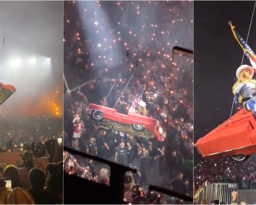 “Stop, Stop, Stop!”: Beyoncé Apanha Grande Susto Com Carro Suspenso Sobre a Plateia “Stop, Stop, Stop!”: Beyoncé Apanha Grande Susto Com Carro Suspenso Sobre a Plateia