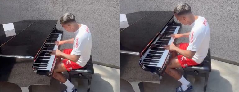 Para Além Dos Relvados… Rodrigo Zalazar Mostra Dotes Ao Tocar Coldplay Ao Piano Para Além Dos Relvados… Rodrigo Zalazar Mostra Dotes Ao Tocar Coldplay Ao Piano