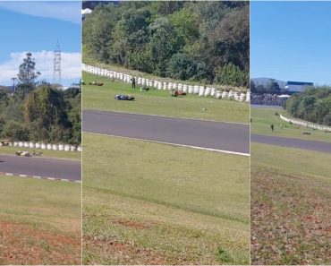Óleo Na Pista Provoca Sequência De Quedas Durante Prova De Motociclismo Óleo Na Pista Provoca Sequência De Quedas Durante Prova De Motociclismo