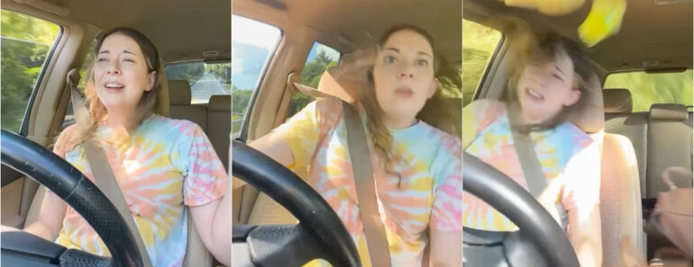 Mulher Empolga-se Com Música De Britney Spears e Acaba Por Capotar o Carro Mulher Empolga-se Com Música De Britney Spears e Acaba Por Capotar o Carro