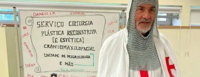 Ministro-Sombra Do Chega Vestiu-se De Templário Para Receber Internos Ministro-Sombra Do Chega Vestiu-se De Templário Para Receber Internos