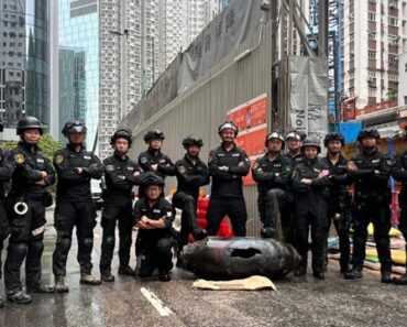 Bomba Da II Guerra Mundial Já Foi Desativada Em Hong Kong Bomba Da II Guerra Mundial Já Foi Desativada Em Hong Kong