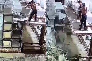 Apenas Um Dia Muito Mau Numa Empresa De Produção De Sanitas