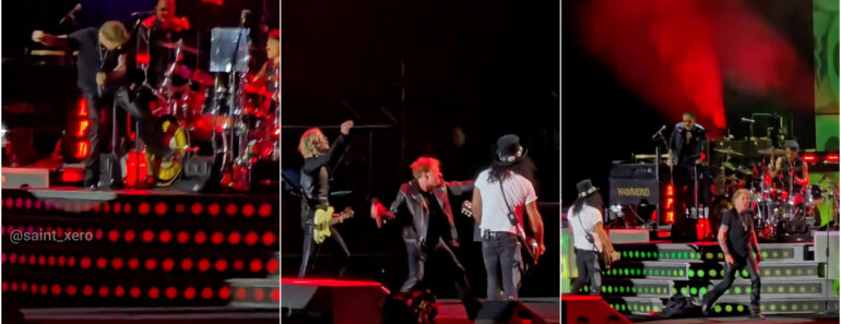 Axl Rose Abandona Palco Após Atirar Microfone e Pontapear Bateria Em Concerto Dos Guns N’ Roses Axl Rose Abandona Palco Após Atirar Microfone e Pontapear Bateria Em Concerto Dos Guns N’ Roses