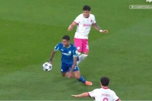 Árbitro Assinala Penálti Contra o Sporting, Vai Ao VAR e… Marselha Fica Reduzido a 10 Por Simulação