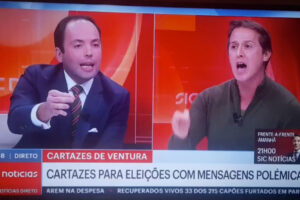 Miguel Prata Roque Levanta-se e Sai Do Estúdio Da SIC Notícias Após Momento Tenso Com Rodrigo Taxa