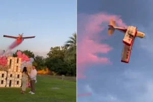 Avião Parte-se e Cai Durante Chá De Bebé No México