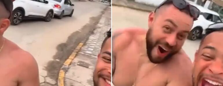 Mulheres Distraem-se Com 2 Homens Na Rua e Acabam Por Bater De Carro Mulheres Distraem-se Com 2 Homens Na Rua e Acabam Por Bater De Carro