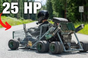Fica a Conhecer o Carrinho De Compras Mais Rápido Do Mundo… Com 125 Cavalos De Potência