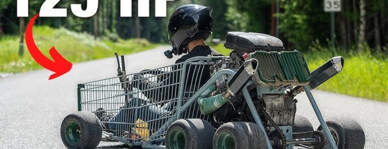 Fica a Conhecer o Carrinho De Compras Mais Rápido Do Mundo… Com 125 Cavalos De Potência Fica a Conhecer o Carrinho De Compras Mais Rápido Do Mundo… Com 125 Cavalos De Potência