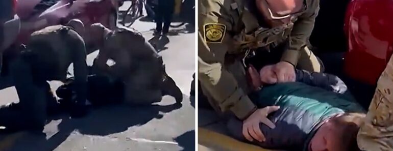 Vídeo Mostra Agente De Imigração a Dar Socos a Homem Algemado Nos EUA Vídeo Mostra Agente De Imigração a Dar Socos a Homem Algemado Nos EUA