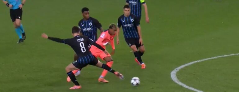 Lamine Yamal “Bailou” Na Defesa Do Brugge, Mas Não Chegou Para Vencer Lamine Yamal “Bailou” Na Defesa Do Brugge, Mas Não Chegou Para Vencer