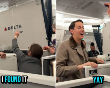 Passageiros e Tripulação Juntam-se Para Encontrar Passaporte De Idosos Passageiros e Tripulação Juntam-se Para Encontrar Passaporte De Idosos