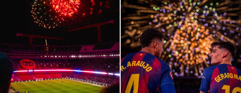 Show De Luzes e Fogo De Artifício: a Festa Do Barcelona No Regresso a Camp Nou Show De Luzes e Fogo De Artifício: a Festa Do Barcelona No Regresso a Camp Nou