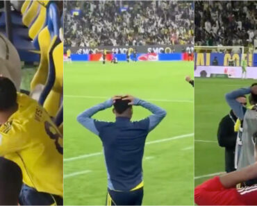 Mãos Na Cabeça: a Reação Do Banco Do Al Nassr Ao Incrível Golo De Cristiano Ronaldo Mãos Na Cabeça: a Reação Do Banco Do Al Nassr Ao Incrível Golo De Cristiano Ronaldo