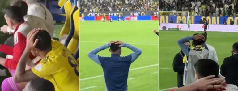 Mãos Na Cabeça: a Reação Do Banco Do Al Nassr Ao Incrível Golo De Cristiano Ronaldo Mãos Na Cabeça: a Reação Do Banco Do Al Nassr Ao Incrível Golo De Cristiano Ronaldo