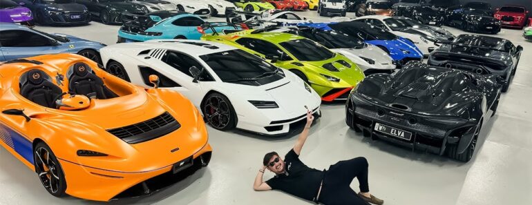 Garagem De Luxo… e De Sonho: Em Dois Anos Comprou 120 Carros Garagem De Luxo… e De Sonho: Em Dois Anos Comprou 120 Carros