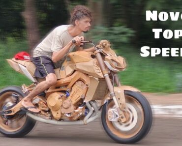 Moto De Cartão Ganha Vida Com Pneus Reais Em Incrível Projeto Caseiro