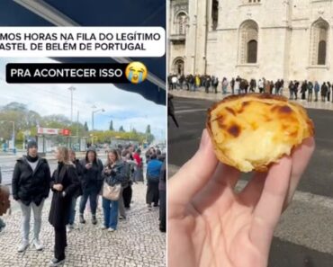 Casal Esperou Horas Para Comer Pastel De Belém e Na Hora Da Verdade… O Pastel Foi Roubado Casal Esperou Horas Para Comer Pastel De Belém e Na Hora Da Verdade… O Pastel Foi Roubado