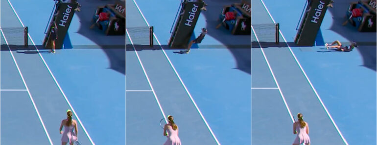 Zeynep Sonmez Reage De Imediato a Incidente Com Apanha-Bolas No Open Da Austrália Zeynep Sonmez Reage De Imediato a Incidente Com Apanha-Bolas No Open Da Austrália