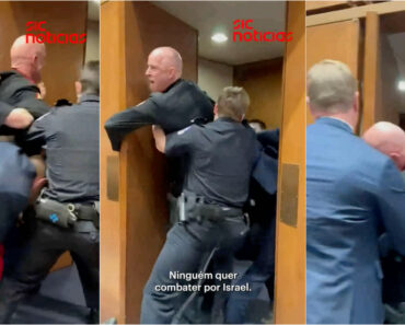 Ex-Militar Norte-Americano é Expulso à Força De Audiência No Senado Após Protestar Contra a Guerra No Irão Ex-Militar Norte-Americano é Expulso à Força De Audiência No Senado Após Protestar Contra a Guerra No Irão