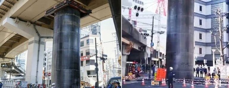 Cano Rompe Estrada e Faz Rua De Osaka Parecer Cenário Do “Super Mario” Cano Rompe Estrada e Faz Rua De Osaka Parecer Cenário Do “Super Mario”