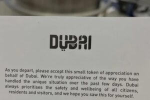 Dubai Surpreende Viajantes Com Despedida “Poderosa” e Prendas
