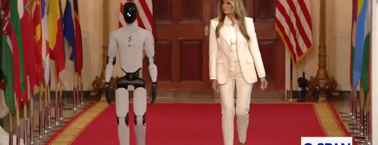 Robô Humanoide Surpreende Ao Discursar Ao Lado De Melania Trump Na Casa Branca Robô Humanoide Surpreende Ao Discursar Ao Lado De Melania Trump Na Casa Branca