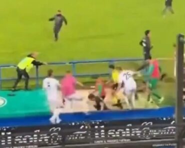 Itália a Ferro e Fogo. Jogadores Obrigados a Fugir Após Invasão De Campo Itália a Ferro e Fogo. Jogadores Obrigados a Fugir Após Invasão De Campo