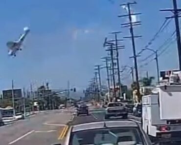 Avioneta Despenha-se e Cai Em Parque De Estacionamento Em Los Angeles Avioneta Despenha-se e Cai Em Parque De Estacionamento Em Los Angeles