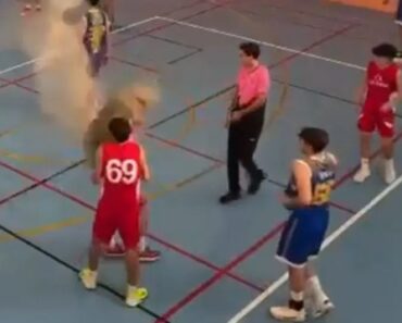 Podia Ter Dado Em Tragédia. Teto De Pavilhão Caiu Em Cima De Jogador Podia Ter Dado Em Tragédia. Teto De Pavilhão Caiu Em Cima De Jogador