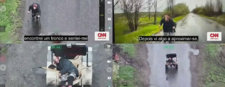 “Avó, Sente-se”: Drone Ajuda a Salvar Idosa Perto Da Linha Da Frente Na Ucrânia “Avó, Sente-se”: Drone Ajuda a Salvar Idosa Perto Da Linha Da Frente Na Ucrânia