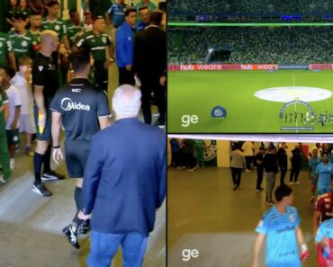 Palmeiras Entra Em Campo Sozinho Para Clássico Após Atraso Do Santos Palmeiras Entra Em Campo Sozinho Para Clássico Após Atraso Do Santos