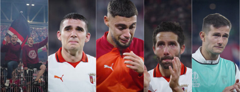 Jogadores Do Braga Emocionam-se Até Às Lágrimas Com Reação Dos Adeptos Na Alemanha Jogadores Do Braga Emocionam-se Até Às Lágrimas Com Reação Dos Adeptos Na Alemanha