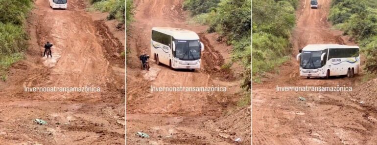 Viagem De Autocarro Pela Amazónia é Um Desafio à Parte Viagem De Autocarro Pela Amazónia é Um Desafio à Parte