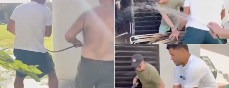 Hulk Ajuda a Combater Incêndio Na Casa Do Ex-Colega De Equipa Alan Franco Hulk Ajuda a Combater Incêndio Na Casa Do Ex-Colega De Equipa Alan Franco