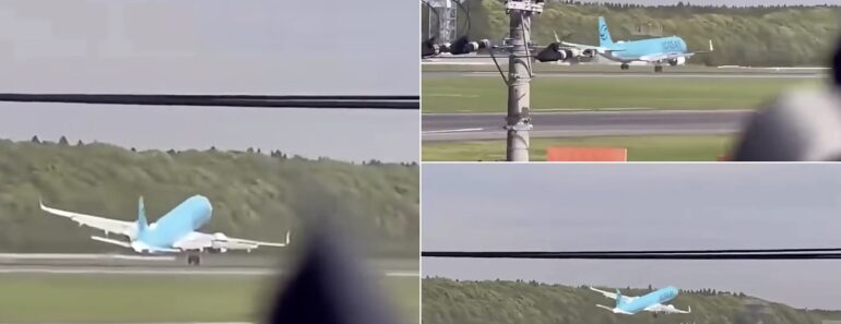 Avião Coreano Sofre Com Ventos Extremos No Aeroporto Internacional De Tóquio e Aborta Aterragem Avião Coreano Sofre Com Ventos Extremos No Aeroporto Internacional De Tóquio e Aborta Aterragem