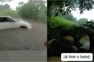 Polícia Salva Bebé De Carro Inundado No Texas