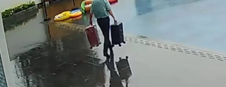Funcionário De Hotel Confunde Piscina Com Piso Molhado e Acaba Lá Dentro Funcionário De Hotel Confunde Piscina Com Piso Molhado e Acaba Lá Dentro