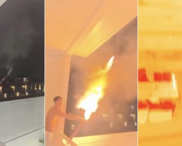Lançou Fogo De Artifício No Conforto Do Lar e Rapidamente Percebeu Que Não Foi Boa Ideia Lançou Fogo De Artifício No Conforto Do Lar e Rapidamente Percebeu Que Não Foi Boa Ideia