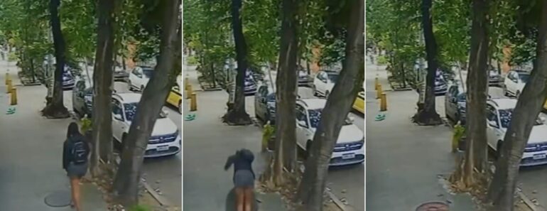 Tampa De Esgoto Solta-se e Engole Mulher Em Plena Rua No Rio De Janeiro Tampa De Esgoto Solta-se e Engole Mulher Em Plena Rua No Rio De Janeiro