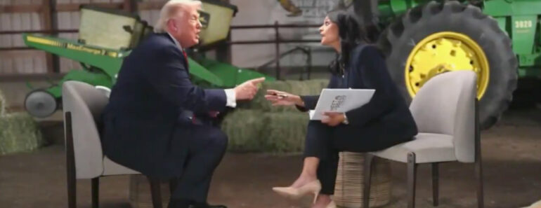 Trump Exalta-se e Abandona Entrevista Após Troca Acesa De Palavras Com Jornalista Trump Exalta-se e Abandona Entrevista Após Troca Acesa De Palavras Com Jornalista