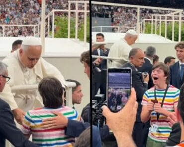 O Emocionante Encontro Do Papa Com Jovem Com Síndrome De Down O Emocionante Encontro Do Papa Com Jovem Com Síndrome De Down